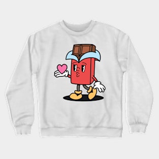 Kiss Bye Chocolate Crewneck Sweatshirt